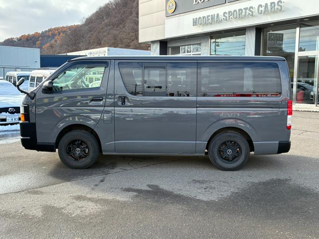 ハイエースバン ロングスーパーGL 4ナンバー貨物1年車検 色替全塗装 ベッドキット シートカバー ナビ バックカメラ リヤヒーター リヤクーラー(3枚目)