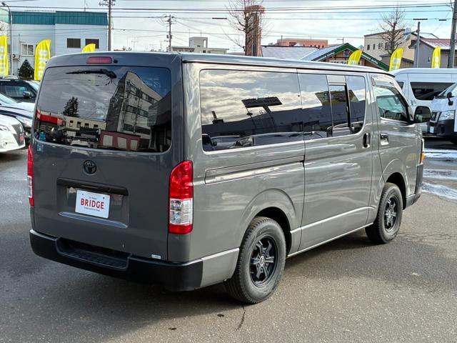 ハイエースバン ロングスーパーGL 4ナンバー貨物1年車検 色替全塗装 ベッドキット シートカバー ナビ バックカメラ リヤヒーター リヤクーラー(6枚目)