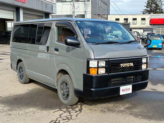 ハイエースバン ロングスーパーGL 4ナンバー貨物1年車検 色替全塗装 ベッドキット シートカバー ナビ バックカメラ リヤヒーター リヤクーラー(8枚目)