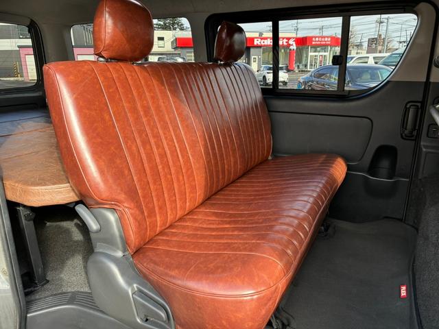 ハイエースバン ロングスーパーGL 4ナンバー貨物1年車検 色替全塗装 ベッドキット シートカバー ナビ バックカメラ リヤヒーター リヤクーラー(14枚目)