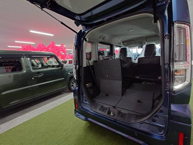 スペーシアカスタム ハイブリッドGS 4WD 登録済み未使用車  デュアルセンサーブレーキサポート シートヒーター 寒冷地仕様 スマートキー プッシュスタート LEDヘッドライト(52枚目)