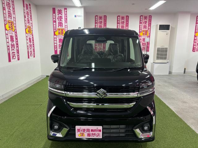 スペーシアカスタム ハイブリッドＸＳターボ　４ＷＤ　全方位ナビ　フルセグＴＶ　寒冷地仕様　両側電動スライドドア　ヘッドアップディスプレイ　デュアルブレーキサポートＩＩ（8枚目）