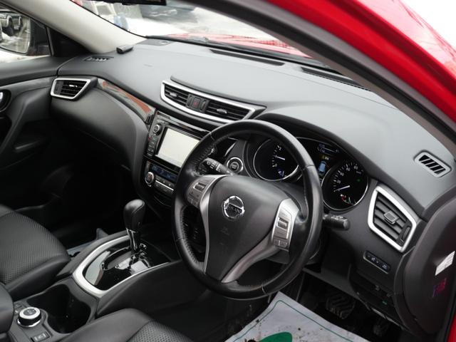 エクストレイル ２０Ｘ　ＨＶブラクＸトリマＸエマジェンシーブレーキＰ　純正フルセグナビ　アラウンドビューモニター　Ｂｌｕｅｔｏｏｔｈ　ＬＥＤヘッドライト　シートヒーター　エマージェンシーブレーキ　ブラインドスポットＡ　車線逸脱警報　ルーフレール　ＥＴＣ　インテリキー（20枚目）