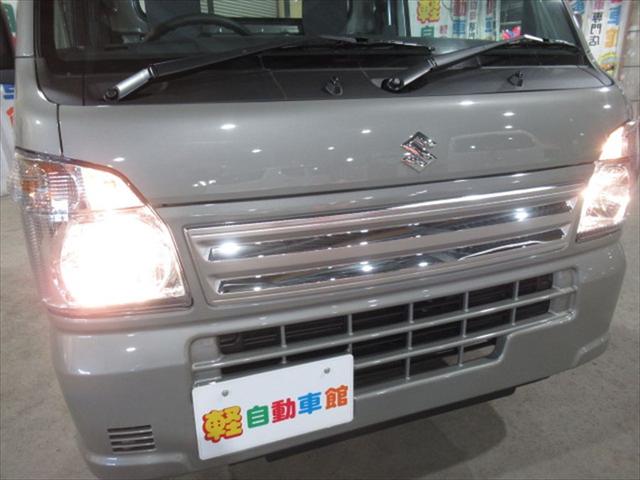 キャリイトラック ＫＣエアコン・パワステ　スズキセーフティサポート・届出済未使用車・衝突軽減ブレーキ・誤発進抑制装置・横滑り防止装置・キーレス・アイドリングストップ・ＡＢＳ・　Ｗエアバック・エアコン・パワステ・パワーウィンドウ・禁煙車・４ＷＤ（8枚目）