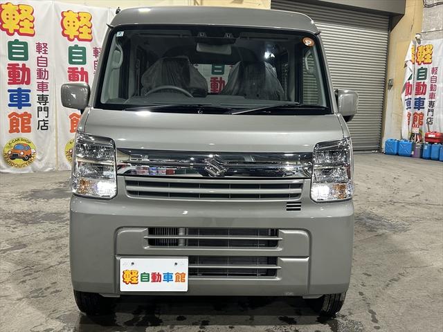 エブリイ ジョインターボ　バックアイカメラディスプレイオーディオ・届出済未使用車・シートヒーター・ミラーヒーター・ＬＥＤライト・プッシュスタート・衝突軽減ブレーキ・誤発進抑制装置・横滑り防止装置・ＡＢＳ・禁煙車・４ＷＤ（5枚目）