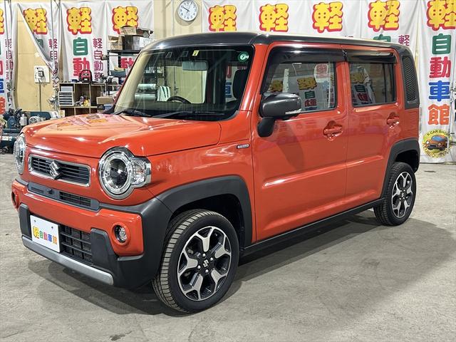 ハスラー ハイブリッドＸ　全方位モニター・バックカメラ・純正ＴＶナビ・Ｂｌｕｅｔｏｏｔｈ・衝突軽減Ｂ・誤発進抑制装置・横滑り防止装置・禁煙車・シートミラーヒーター・ＬＥＤライト・純正アルミホイール・サイドエアバック・４ＷＤ（4枚目）