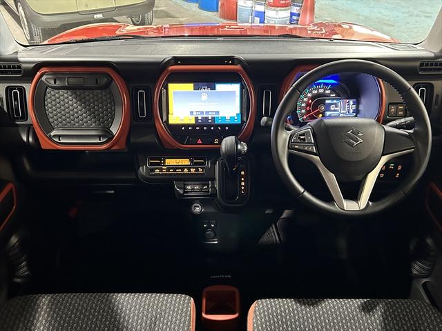 ハスラー ハイブリッドＸ　全方位モニター・バックカメラ・純正ＴＶナビ・Ｂｌｕｅｔｏｏｔｈ・衝突軽減Ｂ・誤発進抑制装置・横滑り防止装置・禁煙車・シートミラーヒーター・ＬＥＤライト・純正アルミホイール・サイドエアバック・４ＷＤ（14枚目）