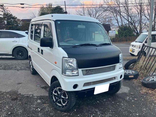 エブリイ PC 4WD AT ETC ナビ TV 両側スライドドア キーレスエントリー 盗難防止システム アルミホイール エアコン パワーステアリング パワーウィンドウ スタッドレスタイヤ付き(13枚目)