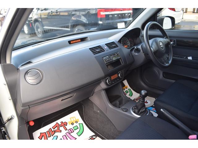 スイフト １．３ＸＧ　パワステ　盗難防止装置　運転席エアバッグ　４ＷＤ　スマートキー　ＡＢＳ　パワーウィンドウ　エアコン付き　キーレスキー　前席シートヒーター　Ｗエアバック（21枚目）