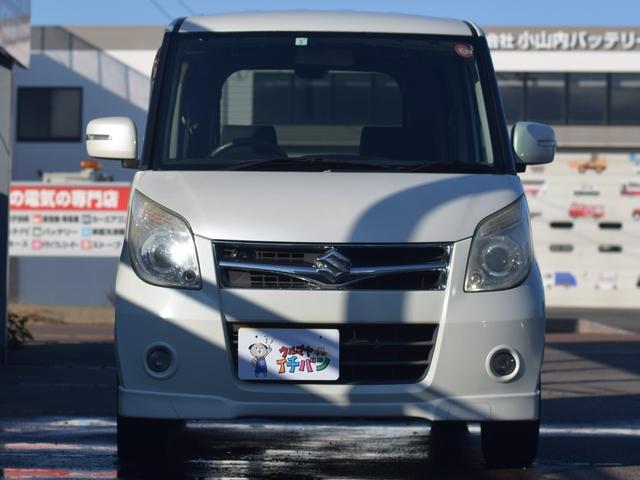 パレット Ｔ　運転席助手席エアバック　セキュリティーアラーム　パワーステアリング　フルフラットシート　フルオートエアコン　アルミホイール　ベンチＳ　パワーウィンドウ　キーレス　４ＷＤ　運転席エアバッグ　サイドエアＢ（4枚目）