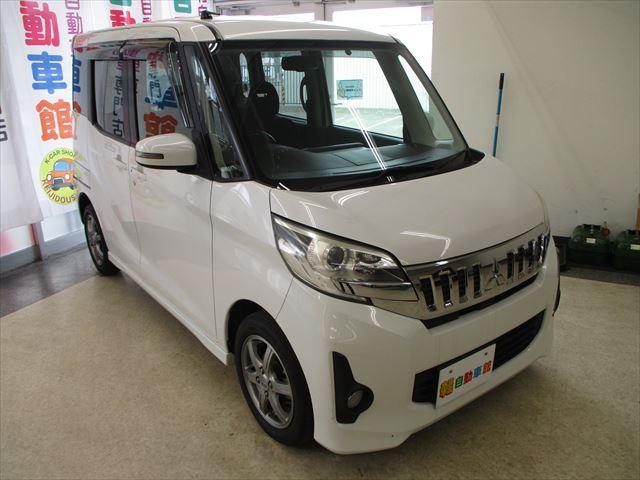 ｅＫスペースカスタム カスタムＧ　４ＷＤ　ワンセグＴＶ・ナビ　ＡＢＳ　パワースライドドア　アイドリングＳＴＯＰ　スマートキー（5枚目）