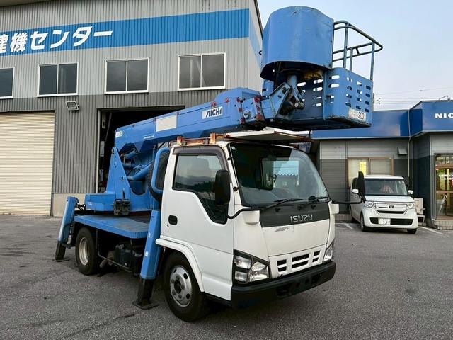 エルフトラック 高所作業車 高所作業車スチールバケット(7枚目)