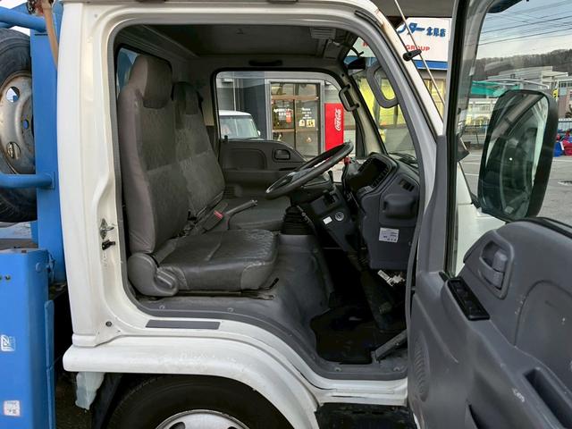 エルフトラック 高所作業車 高所作業車スチールバケット(40枚目)