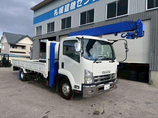 フォワード クレーン付き平ボデー 4段ラジコン仕様ロングジャッキセルフクレーン(9枚目)