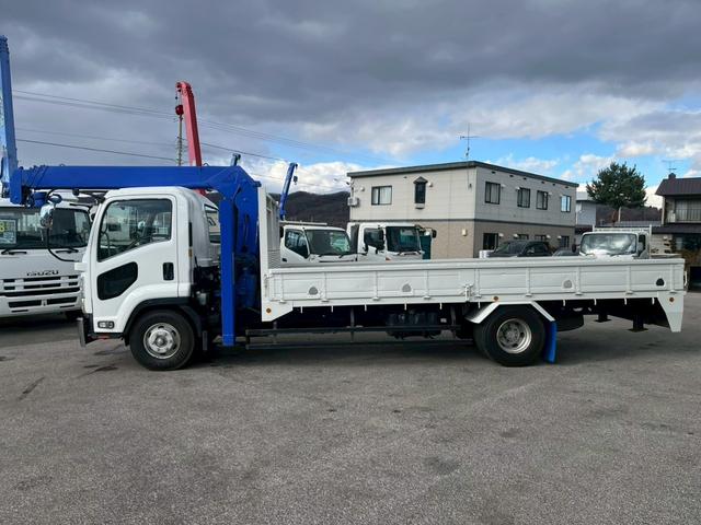 フォワード クレーン付き平ボデー 4段ラジコン仕様ロングジャッキセルフクレーン(14枚目)