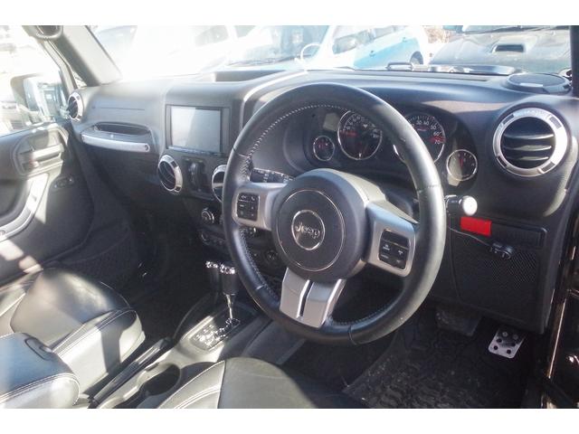 ジープ・ラングラーアンリミテッド ルビコン　ハードロック　４ＷＤ／当社社有車／特別仕様車／事故無／リフトアップ／カスタムオーバーフェンダー／ＵＳサイドマーカー／アクスルロック／スウェイバー／レザーシート／シートヒーター／テールレンズガード／社外ナビ／フルセグ（36枚目）