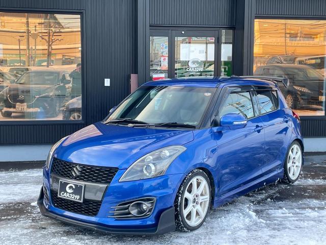 スズキ スイフトスポーツ ベースグレード ６ｍｔ ｔｅｉｎ車高調 ｗｏｒｋ ｎａｒｄｉステアリング 社外ルーフ フロントリップスポイラー 社外ｌｅｄテールランプ 9万円 平成24年 12年 北海道 中古車 価格 Com