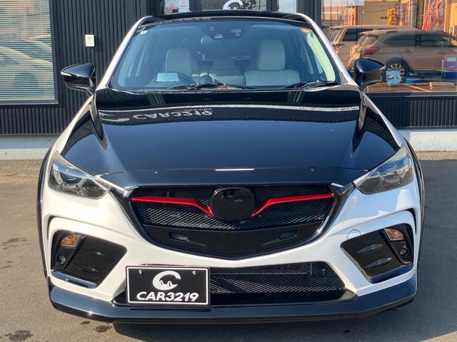 CX-3 XD ツーリング Lパッケージ 純正ナビ Bカメラ BOSE ハーフレザーシート クルコン シートヒーター 社外ホイール 社外フルエアロ 社外タワーバー 追加メーター(3枚目)