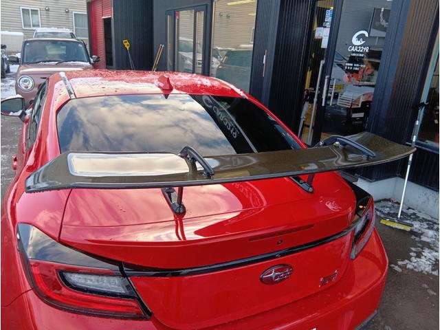 BRZ R 6MT 本州仕入 STIエアロ STIマフラー アルパインナビ 地デジTV LEDヘッドランプ ETC プッシュスタート 純正AW(7枚目)