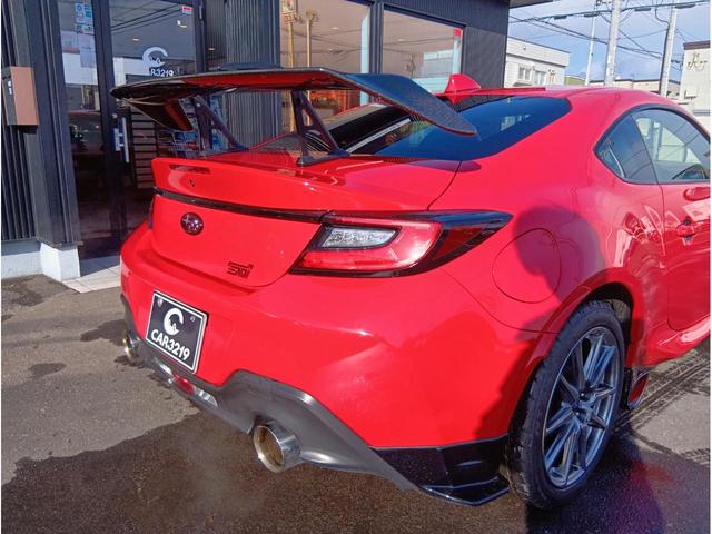 BRZ R 6MT 本州仕入 STIエアロ STIマフラー アルパインナビ 地デジTV LEDヘッドランプ ETC プッシュスタート 純正AW(19枚目)