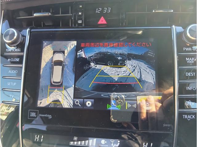 ハリアー プレミアム　アドバンスドパッケージ　エアロ　新品冬タイヤ　純正ナビ　地デジＴＶ　パノラミックビューモニター　ＪＢＬ　大型サンルーフ　ブラックハーフレザーシート　パワーシート　パワーバックドア　ＬＥＤライト　前後ドラレコ（32枚目）