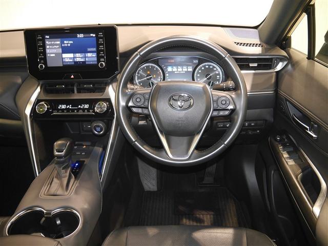 ハリアー Ｇ　レザーパッケージ　レザーシート　クルーズコントロール　ドライブレコーダー　バックモニター　横滑り防止機能　盗難防止装置　電動シート　キーレス　アルミホイール　スマートキー　ミュージックプレイヤー接続可　４ＷＤ　ＥＴＣ（5枚目）