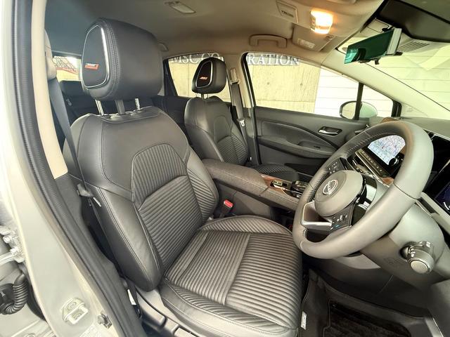 オーラ Ｇ　ＦＯＵＲ　レザーエディション　メーカーオプションニッサンコネクト９インチナビ　ＥＴＣ２．０　ＢＯＳＥサウンドシステム　プロパイロット　アラウンドビュー　寒冷地仕様　ドライブレコーダー　純正アルミ夏タイヤセット積込　ワンオーナー（6枚目）