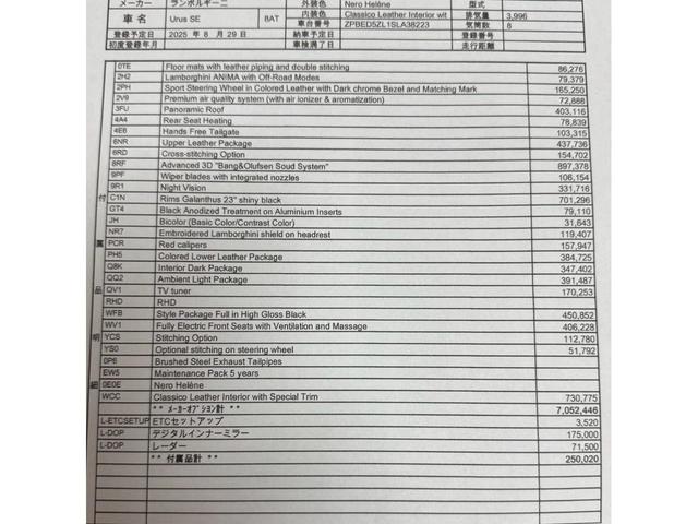 ウルス 　ＳＥ　ＥＴＣ　地デジ　デジタルインナーミラー　スタッドレスセット　本州仕入れ（32枚目）