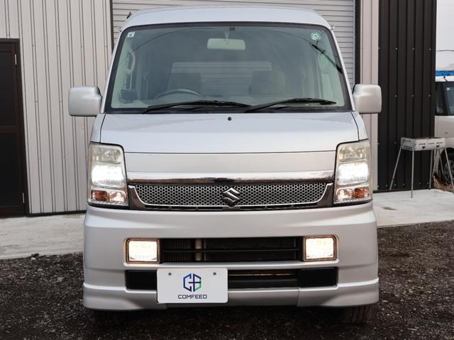 エブリイワゴン PZターボスペシャル ハイルーフ 社外SDナビ ディスチャージライト エンジンスターター パワースライドドア ヒーテッドドアミラー リモコンキー シートヒーター(6枚目)