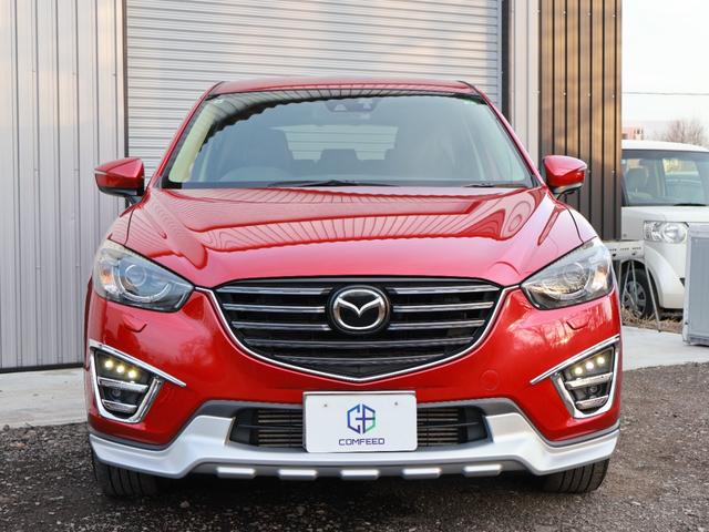 CX-5 XD Lパッケージ ワンオーナー DAMDフルエアロ ケンスタイルフォグランプガーニッシュ 黒革シート 純正ナビ バックカメラ LEDヘッドライト 純正エンジンスターター パワーシート シートヒーター(6枚目)