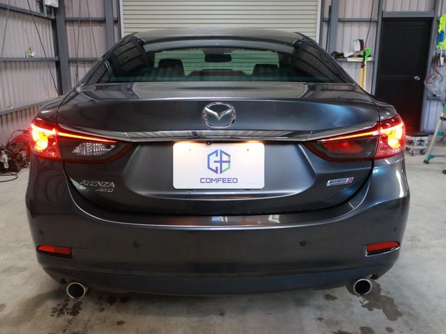 アテンザセダン XD Lパッケージ 純正SDナビ バックカメラ 黒革シート シートヒーター パワーシート 夏冬タイヤ付き Wedsレオニス19インチアルミ LEDライト ヘッドアップディスプレイ ETC 電動リヤサンシェード Bose(17枚目)