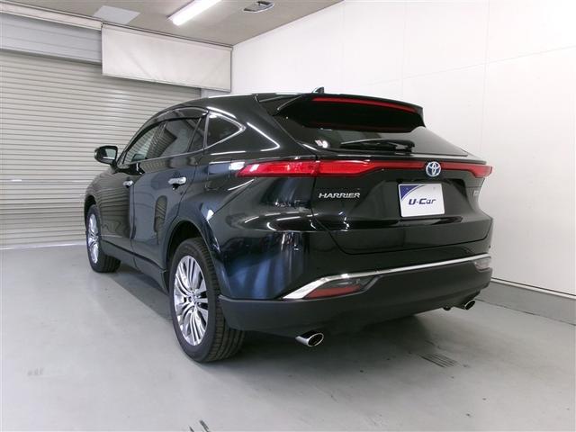 ハリアーハイブリッド Ｚ　レザーパッケージ　ナビＴＶ　寒冷地仕様　ＡＣ１００Ｖ電源　ＬＥＤライト　本革　エアコン　横滑り防止　クルーズコントロール　Ｐシート　ガラスルーフ　メディアプレイヤー接続　キーレスエントリー　フルセグテレビ　アルミ（3枚目）