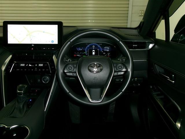 ハリアーハイブリッド Ｚ　レザーパッケージ　ナビＴＶ　寒冷地仕様　ＡＣ１００Ｖ電源　ＬＥＤライト　本革　エアコン　横滑り防止　クルーズコントロール　Ｐシート　ガラスルーフ　メディアプレイヤー接続　キーレスエントリー　フルセグテレビ　アルミ（6枚目）