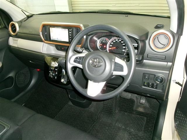 パッソ モーダ　パワーステアリング　ＬＥＤヘッドライト　エアコン　衝突軽減ブレーキ　盗難防止システム　横滑り防止装置　ナビ＆ＴＶ　エアバッグ　寒冷地仕様　ベンチシート　スマートキー　メモリーナビ　ワンセグ　記録簿（4枚目）