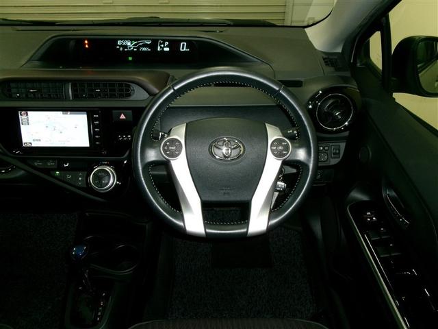 アクア Ｇ　バックモニタ　セキュリティー　メンテナンスノート　デュアルエアバック　ナビＴＶ　パワーウィンドウ　地デジ　ＥＳＣ　ＡＴエアコン　ＡＢＳ　パワーステアリング　オートクルーズ　アルミ　運転席エアバッグ（5枚目）