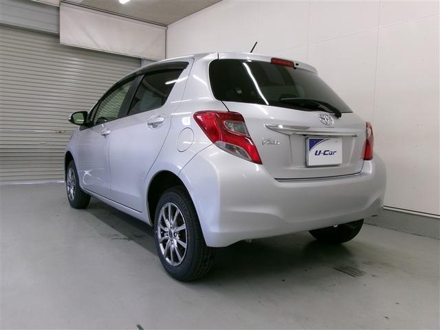 ヴィッツ Ｆ　アルミ　イモビライザー　衝突被害軽減ブレーキ　ＰＷ　ＥＳＣ　スマートキー　ＰＳ　キーレスエントリー　切替式４ＷＤ　記録簿　ＤＶＤ　フルセグテレビ　ＡＢＳ　Ｂカメラ　エアコン　寒冷地　Ｗエアバッグ（3枚目）