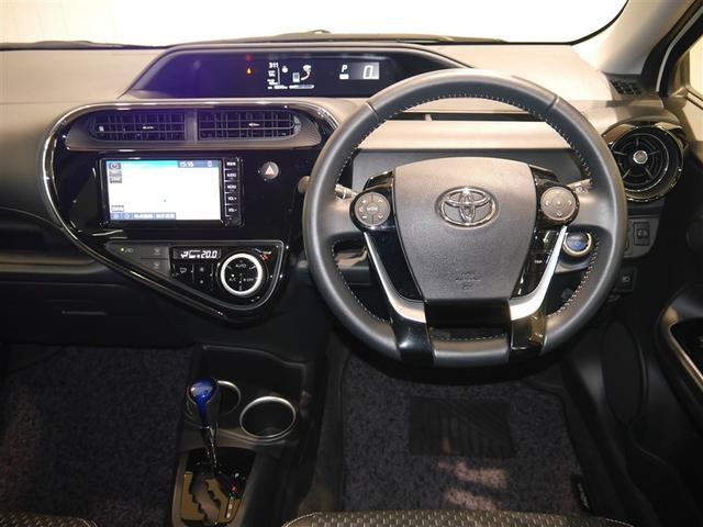 アクア クロスオーバー ECOモード メディアプレイヤー接続 Bカメラ イモビライザー ナビTV エアコン 1オ-ナ- ESC アルミホイール キーフリー ワンセグ ETC パワーステアリング パワーウィンドウ メモリーナビ(5枚目)