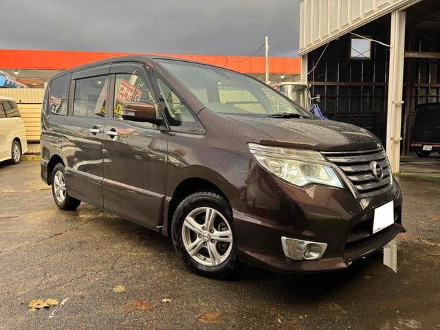 セレナ ハイウェイスター　ＥＴＣ　バックカメラ　ＴＶ　レーンアシスト　両側電動スライドドア　オートライト　スマートキー　アイドリングストップ　電動格納ミラー　後席モニター　３列シート　ウォークスルー　ＣＶＴ　アルミホイール（7枚目）