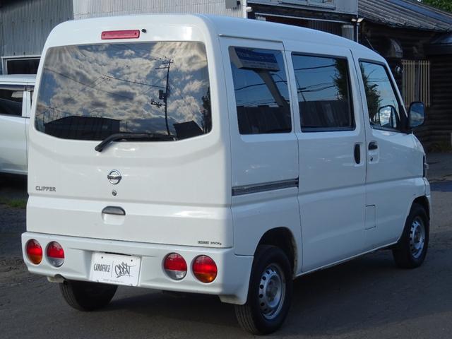 クリッパーバン ＤＸ　切替４ＷＤ　禁煙車　夏冬タイヤ　軽貨物　４ＷＤ　ドライブレコーダー　スライドドア（7枚目）