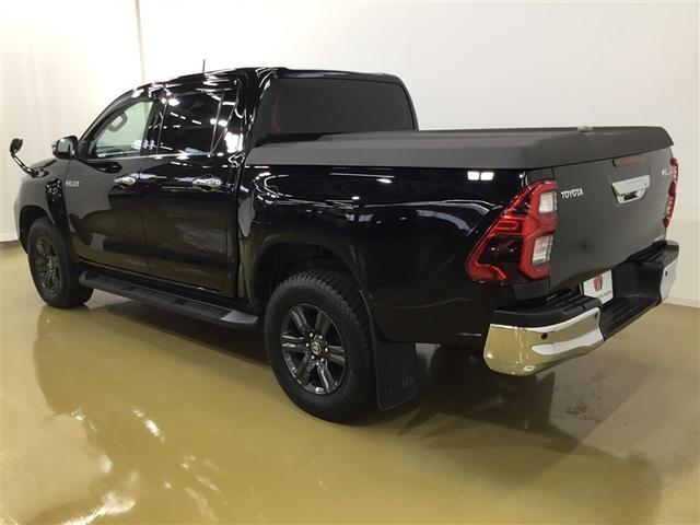 ハイラックス Ｚ　４ＷＤ　ディーゼル　荷台フード付き　純正ナビ　バックガイドモニター　レーダークルーズコントロール　リモコンエンジンスターター　スマートキー　ＥＴＣ車載器　マッドガード　レザー調シート（4枚目）