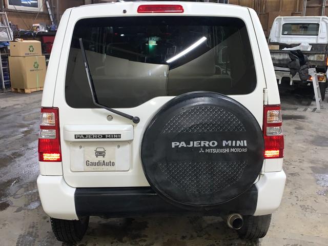 パジェロミニ VR 4WD 5速マニュアル タイミングベルト交換 社外オーディオ Bluetooth接続 ボディコーティング 禁煙車 冬タイヤ(6枚目)