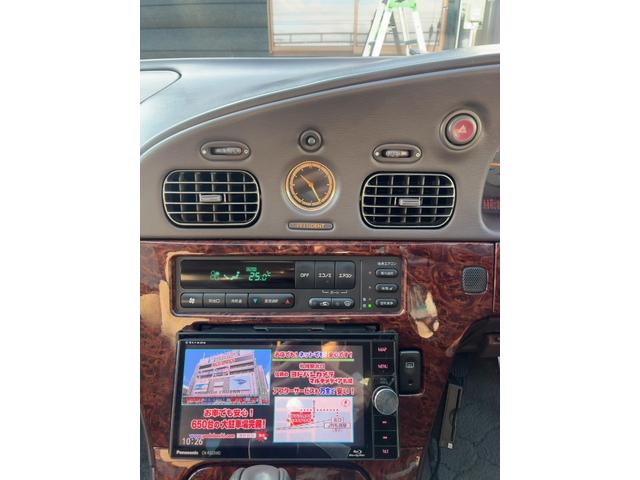 プレジデントＪＳ タイプＧ　社外サスコン　地デジナビ　１９インチ　冬タイヤ付き新品（16枚目）