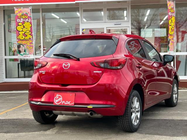 ＭＡＺＤＡ２ １５　ＢＤ　４ＷＤ／走行距離２０００キロ／衝突被害軽減ブレーキ／ブラインドスポットモニタリング／ＡＴ誤発進抑制制御／車線逸脱警報／マツダコネクト／ＬＥＤヘッドライト／アドバンストキー／プッシュスタート／車検整備付（3枚目）