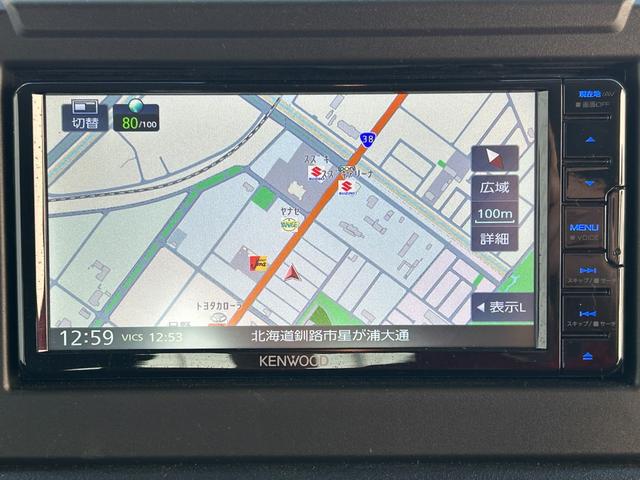 ジムニー ＸＣ　オートマ／ケンウッドナビ／バックカメラ／ドラレコ／ＥＴＣ／セーフティサポート／クルコン／ＬＥＤヘッドライト／ハイビームアシスト／シートヒーター／スマートキー／プッシュスタート／純正１６インチアルミ（4枚目）