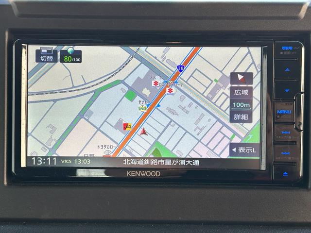 ジムニー ＸＣ　オートマ／ケンウッドナビ／バックカメラ／ドラレコ／ＥＴＣ／セーフティサポート／クルコン／ＬＥＤヘッドライト／ハイビームアシスト／シートヒーター／スマートキー／プッシュスタート／純正１６インチアルミ（4枚目）