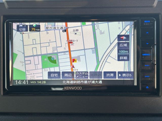 ジムニー ＸＣ　オートマ／ケンウッドナビ／バックカメラ／ドラレコ／ＥＴＣ／セーフティサポート／クルコン／ＬＥＤヘッドライト／ハイビームアシスト／シートヒーター／スマートキー／プッシュスタート／純正１６インチアルミ（4枚目）