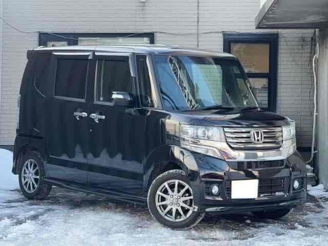 Ｎ－ＢＯＸカスタム Ｇ・Ｌパッケージ　４ＷＤ　ＥＴＣ　両側スライド・片側電動　ナビ　ＴＶ　オートライト　スマートキー　アイドリングストップ　ベンチシート　ＣＶＴ　盗難防止システム　ＡＢＳ　ＥＳＣ　ＣＤ　ＵＳＢ　アルミホイール　エアコン（43枚目）