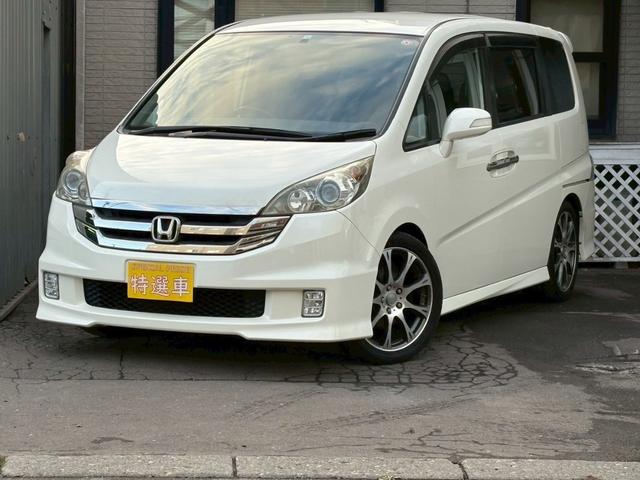 ステップワゴン スパーダS Zパッケージ ETC 電動スライドドア HID キーレスエントリー AT アルミホイール CD MD 盗難防止システム 衝突安全ボディ ABS パワーステアリング パワーウィンドウ(69枚目)