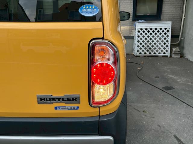 ハスラー Ｇ　４ＷＤ　純正フルセグ　ＳＤナビ　テレビ　ＨＩＤヘッドランプ　レーダーブレーキサポート　スマートキー　プッシュスタート　ＣＤ　ＤＶＤ　シートヒーター　ツートーンカラー　盗難防止装置　横滑り防止装置（18枚目）