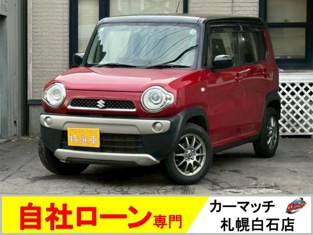 ハスラー Ｇ　４ＷＤ　純正ＳＤナビ　ＨＩＤヘッドランプ　レーダーブレーキサポート　スマートキー　プッシュスタート　シートヒーター　ツートーンカラー　盗難防止装置　横滑り防止装置　アクセル踏み間違い防止装置（2枚目）